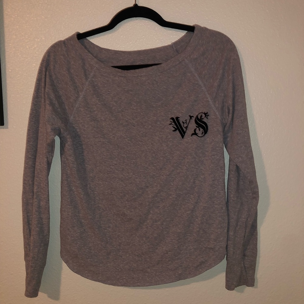 Victorias Secret xtra Small Grey Pj Long Sleeved shirt